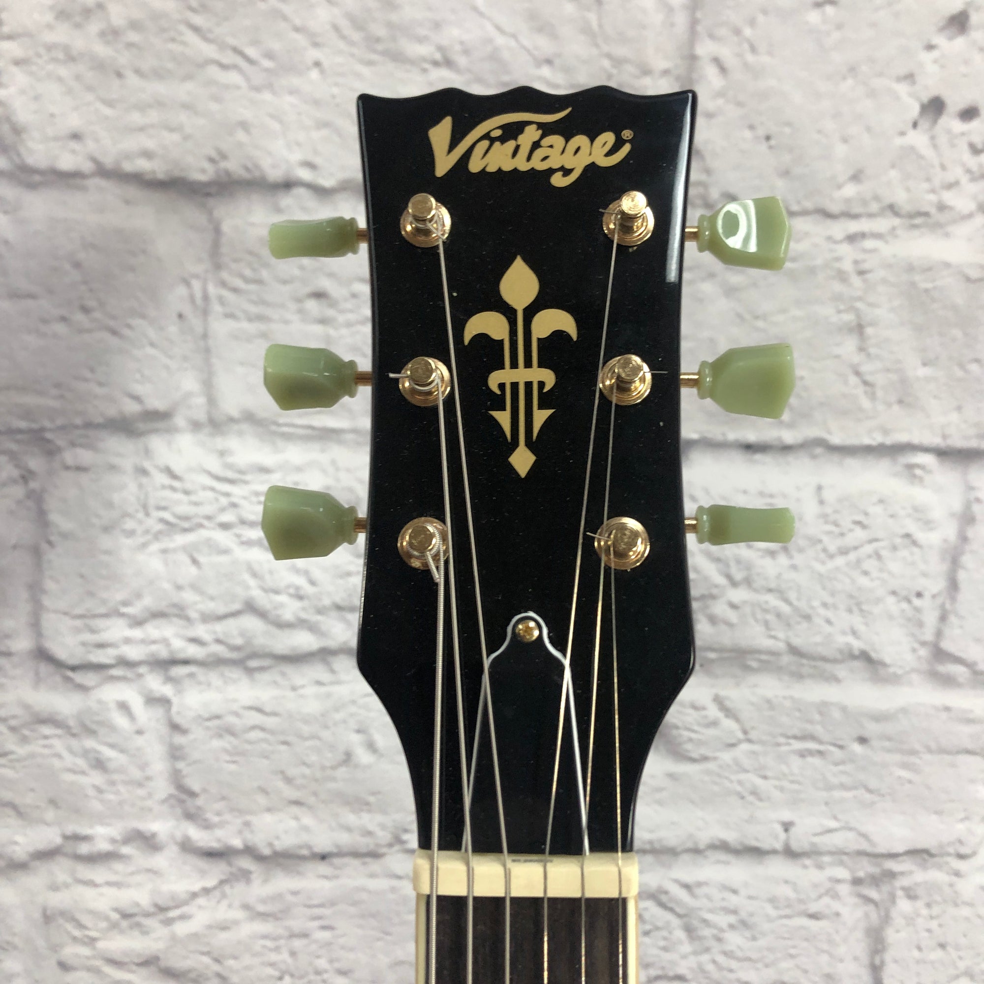 Vintage V100 TSB LP Style Electric Guitar Tobacco Sunburst