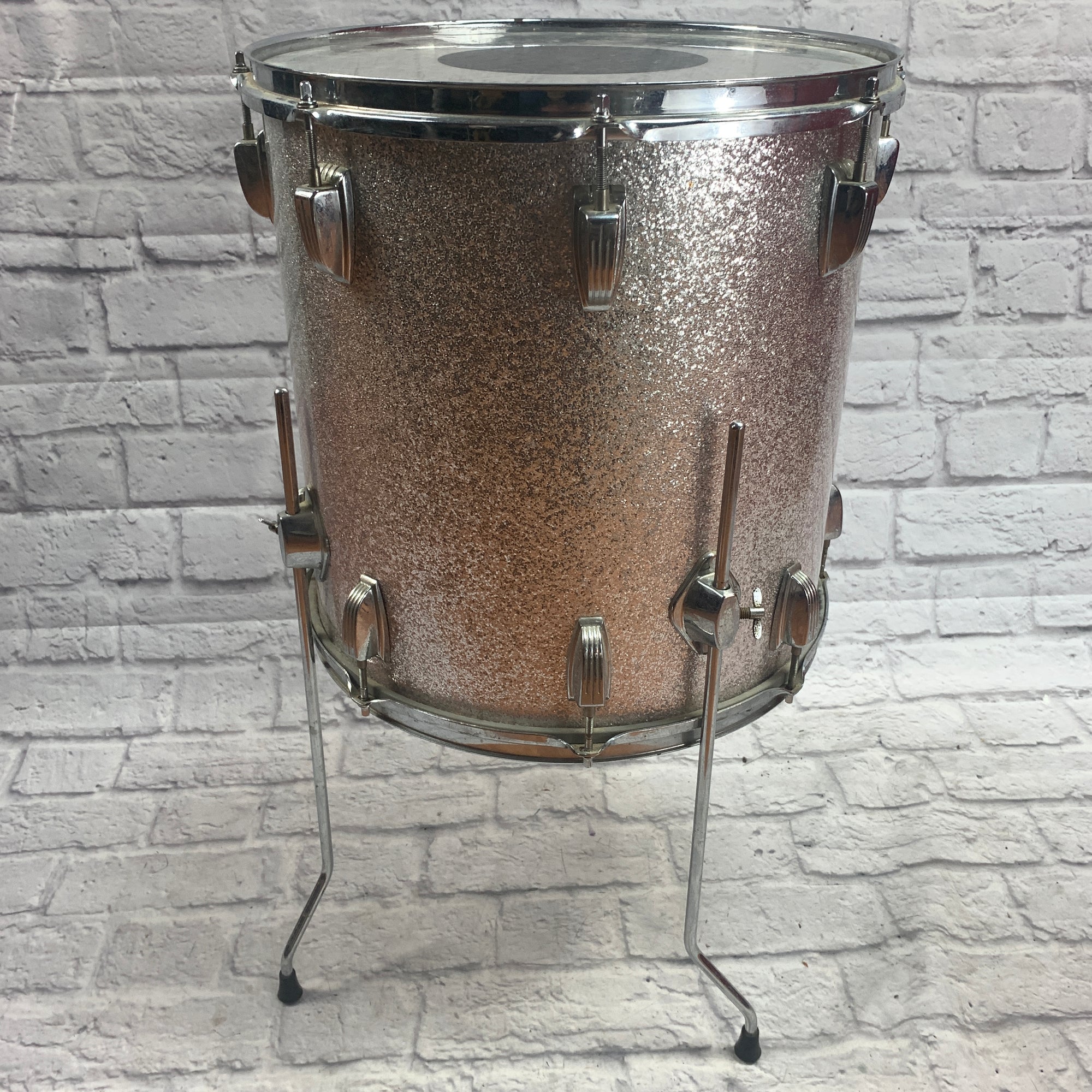 Ludwig 16x16 Silver Sparkle Floor Tom