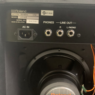 Roland JC-40 Jass Chorus 40-Watt 2x10" Guitar Combo Amp