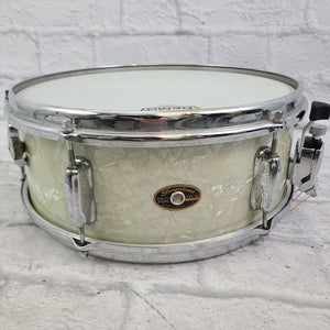 Slingerland Student Deluxe 5.5x 14 6 lug Snare White Marine Pearl