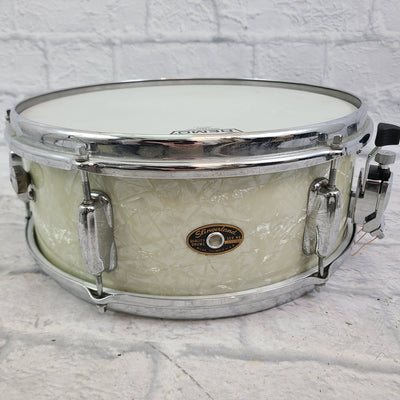 Slingerland Student Deluxe 5.5x 14 6 lug Snare White Marine Pearl