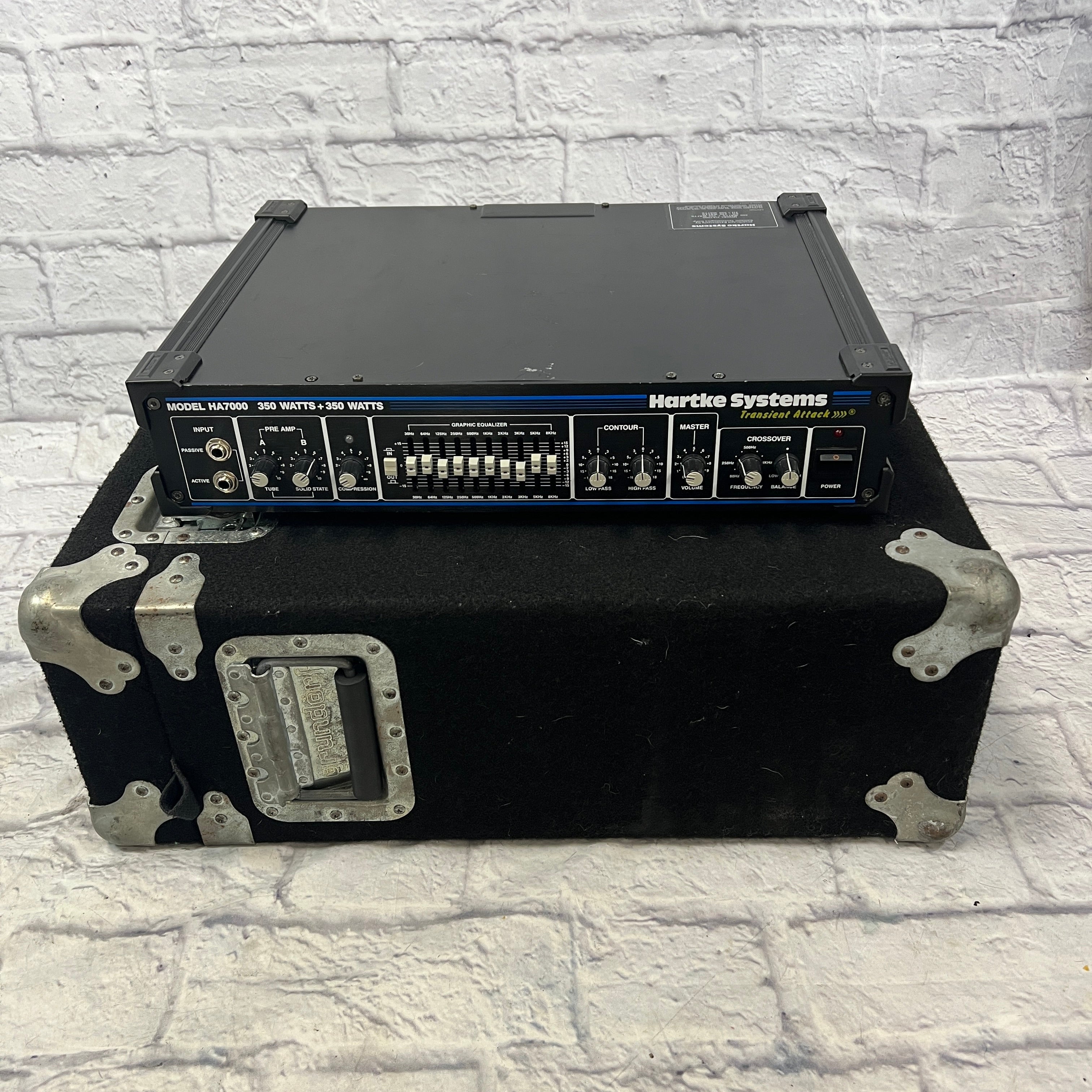 HA7000 HartkeSystems ヘッドアンプ Hartke HA7000 w Grundorf Case Bass Head - Evolution Music