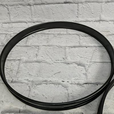 Unknown Bass Drum Hoops 16" Black