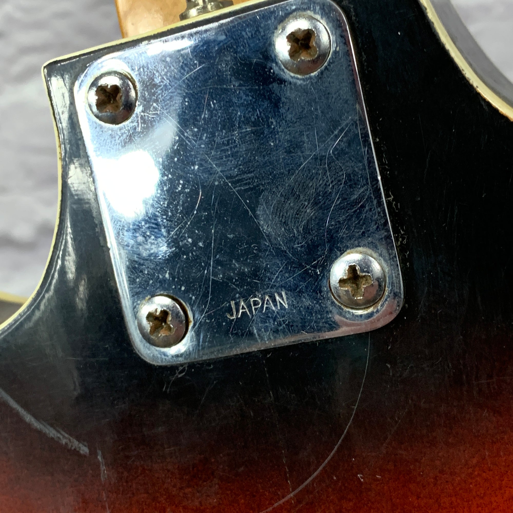 Vintage 1960s Japan Hollow Body Electric Guitar Sunburst | Project Guitar