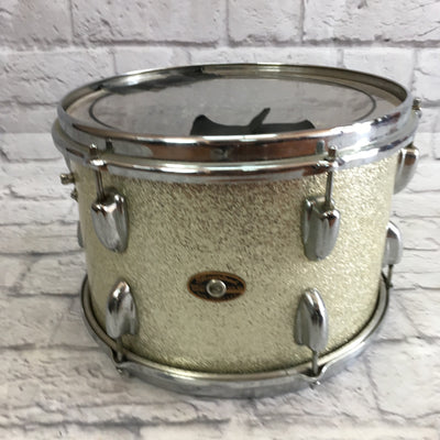 Vintage Slingerland 12x8 Silver Sparkle Rack Tom