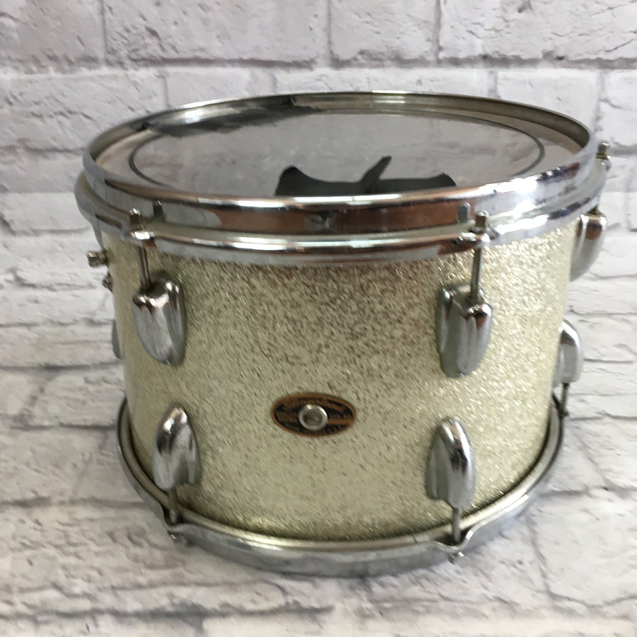 Vintage Slingerland 12x8 Silver Sparkle Rack Tom