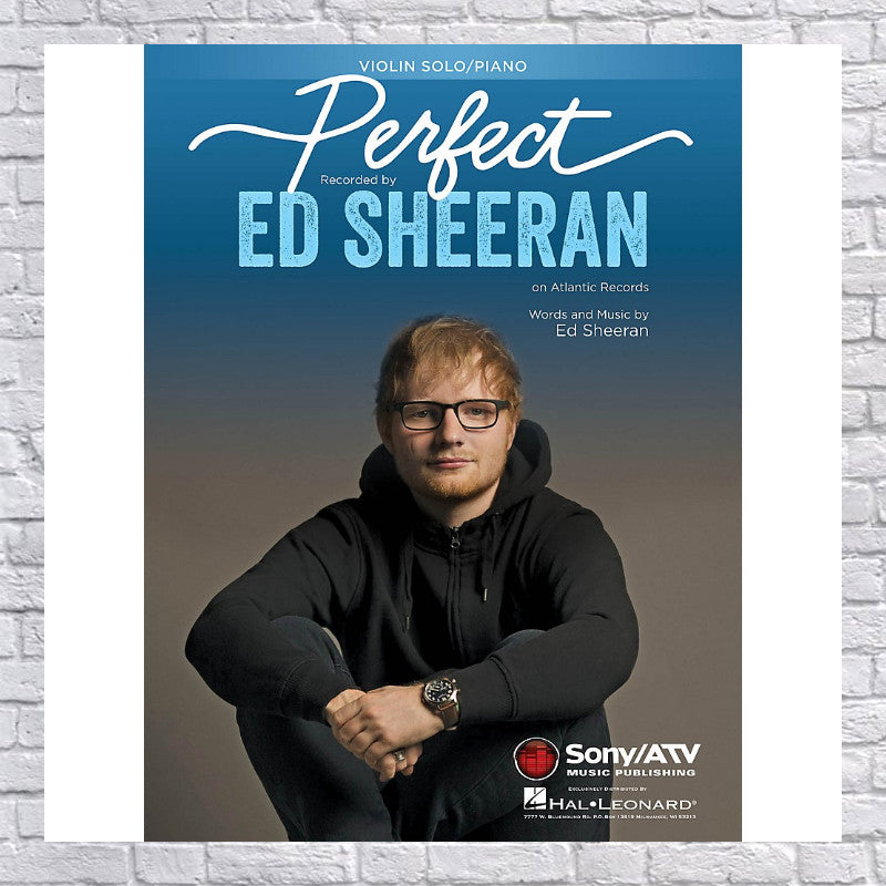 Hal Leonard Perfect Instrumental Solo For Violin Performed By Ed Sheeran