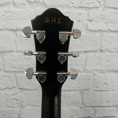 Ibanez AEG10LIIBK Lefty Acoustic Electric Guitar in Black