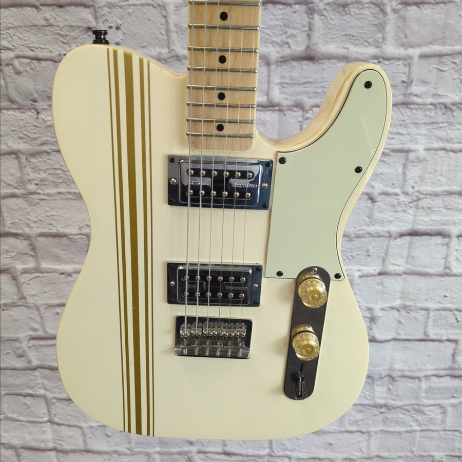 Unknown White Tele Style with GFS Filtertron Pickups
