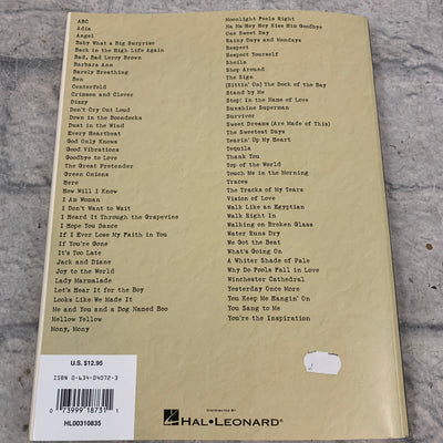 Pop/ Rock Vocal, Piano, Guitar Book