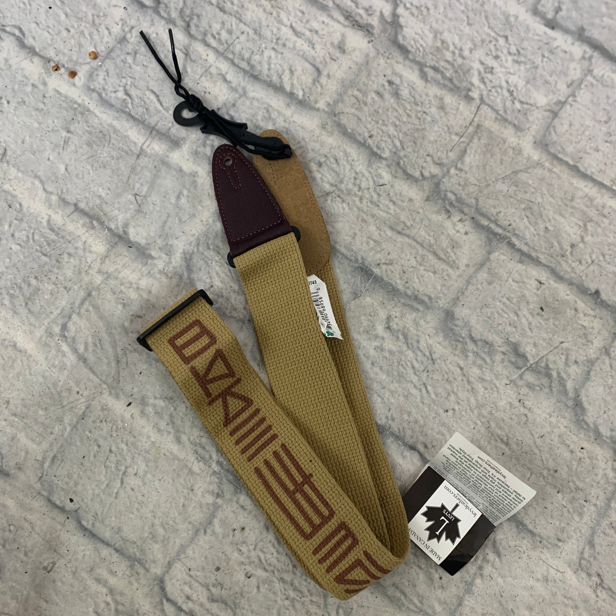 Levy's MC8MAY-TAN Maya Series 2 Guitar Strap