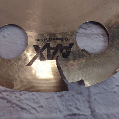 Sabian 18" AAX O-Zone CRACKED Crash Cymbal