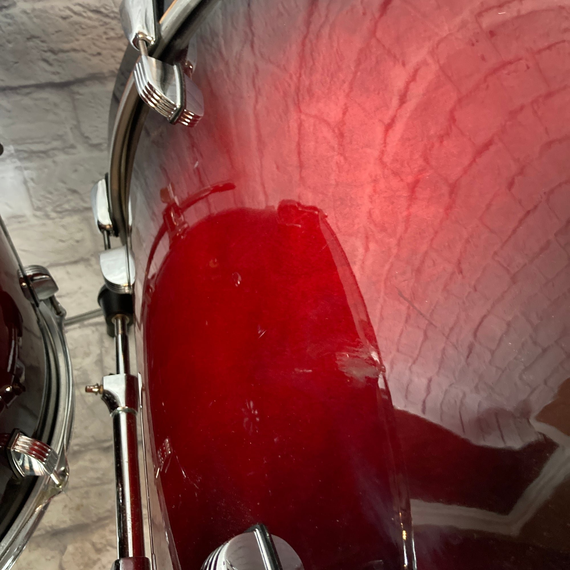 Ludwig Accent CS Custom Wine Red 5 Piece Drum Kit