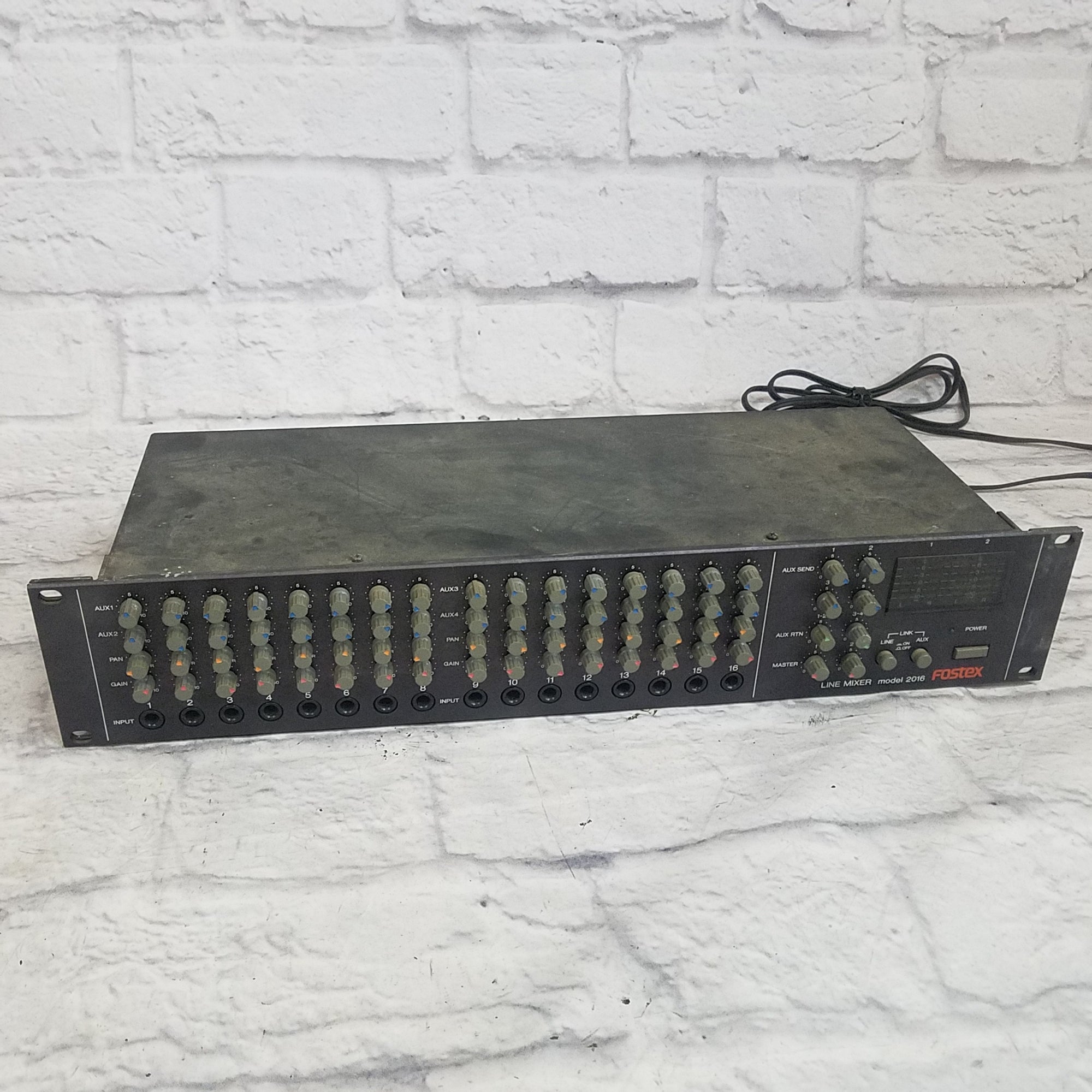 Fostex model 2016 Line Mixer