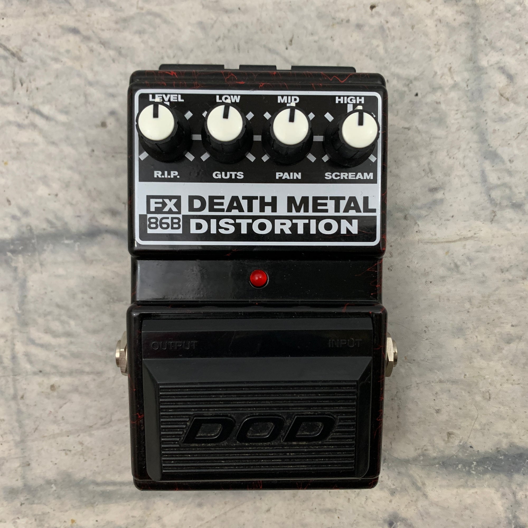 貴重 DOD FX86B DEATHL ハイゲイン系 ディストーション DOD Death Metal (FX86B) - Pedal on ModularGrid