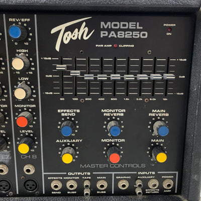 Tosh PA8250 Powered Mixer AS IS PROJECT
