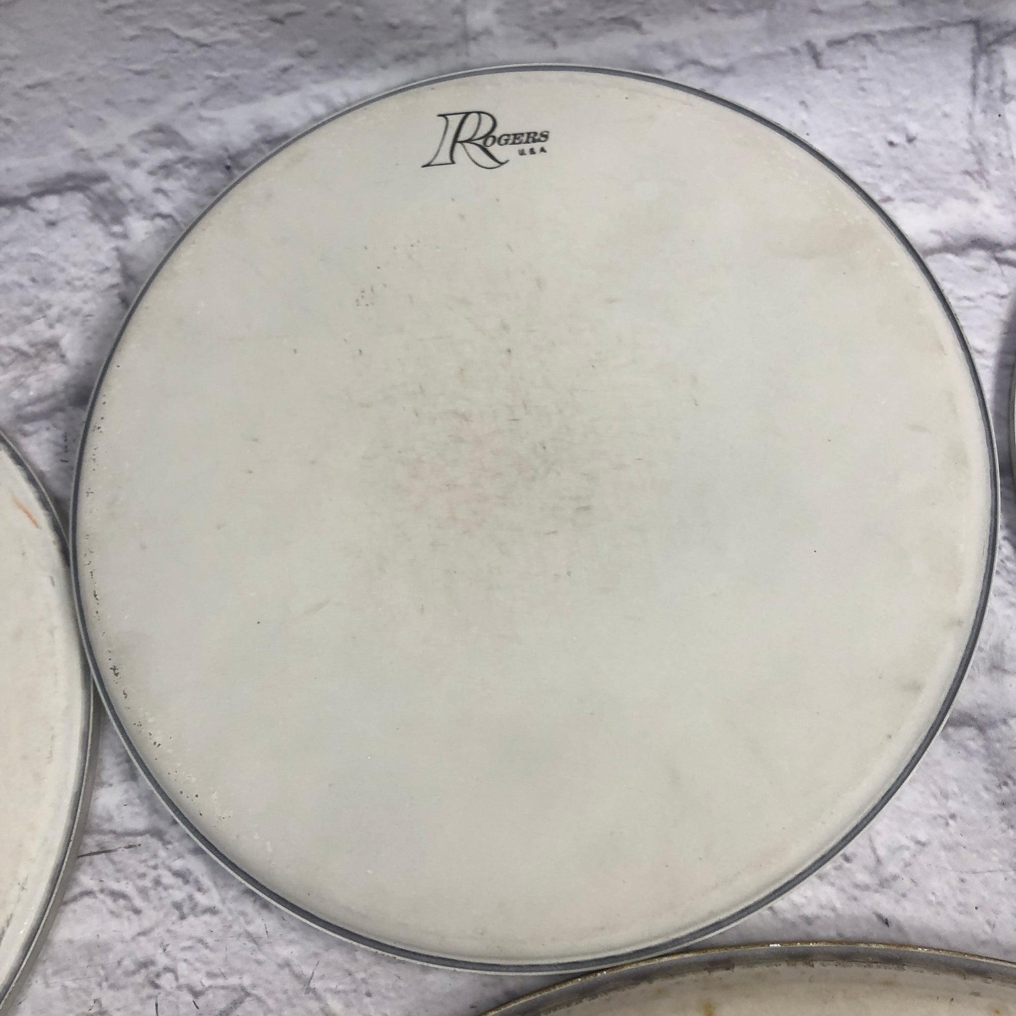 Vintage Rogers Drum Head Lot