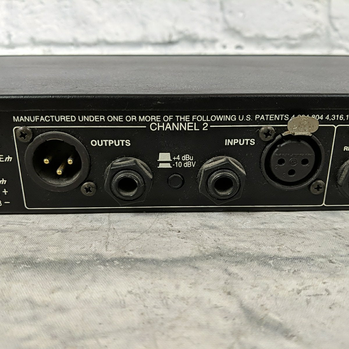 dbx 166XL Compressor / Limiter / Gate Rack