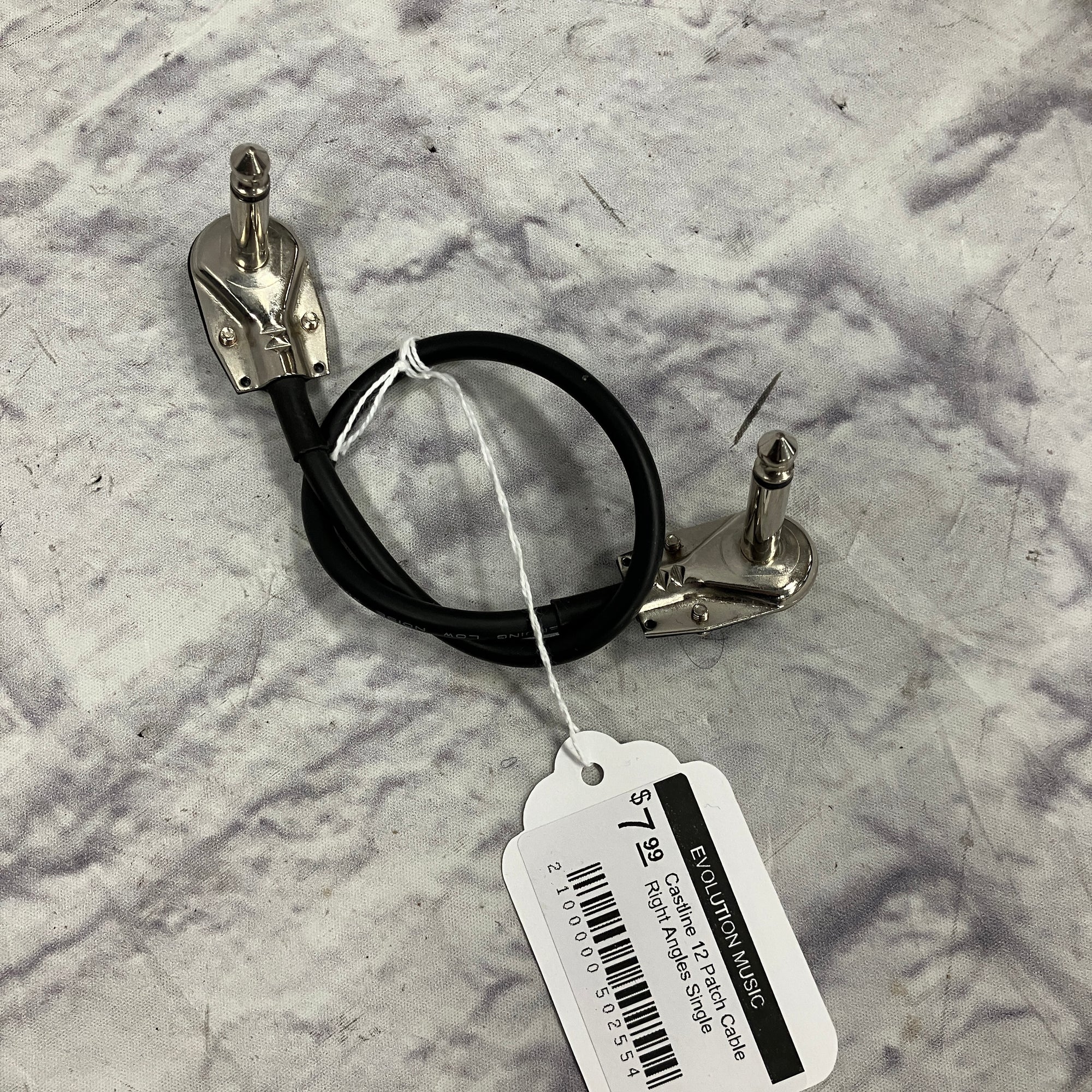 Castline 12 Patch Cable Right Angles Single