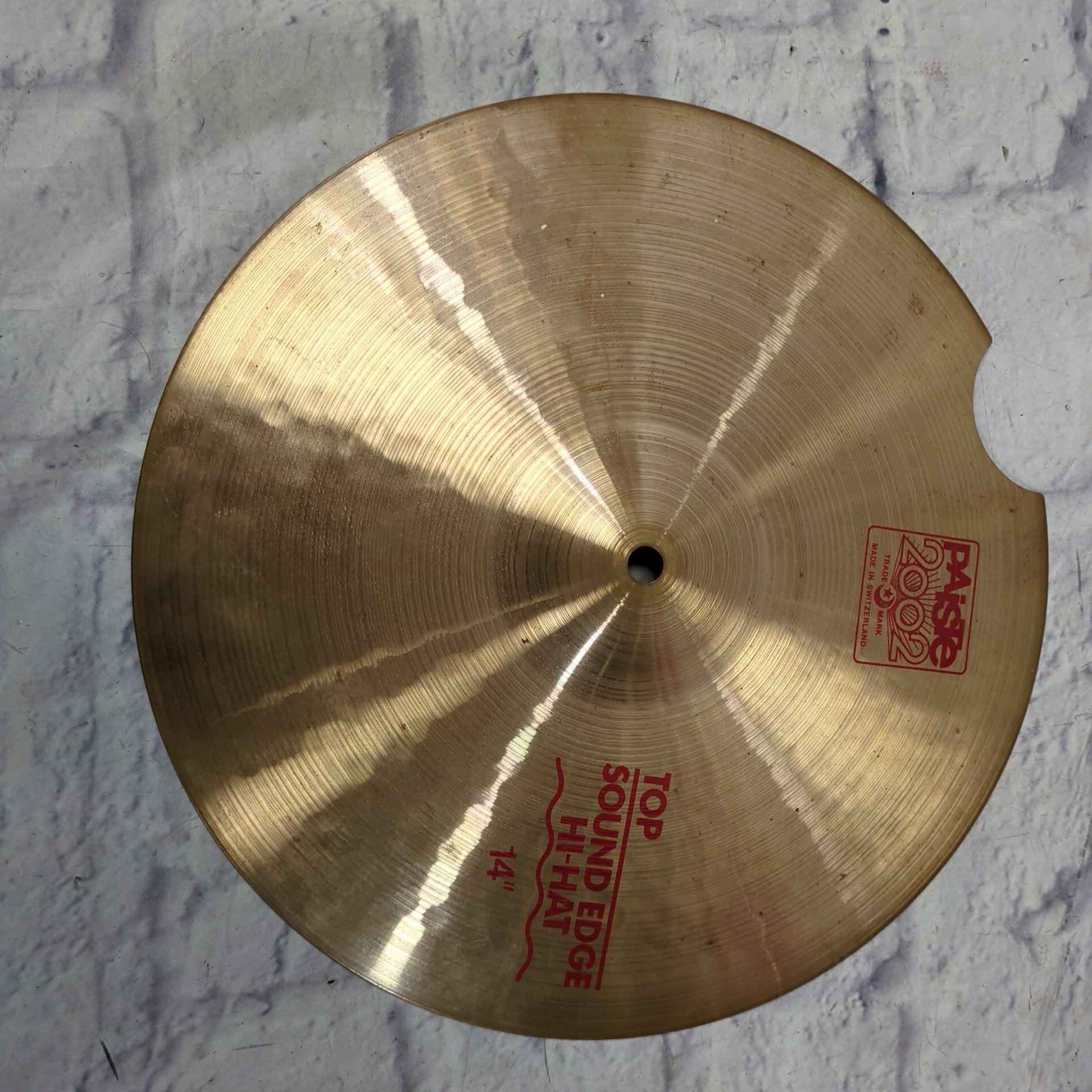Paiste 2002 14" Hi Hat Bottom CUT