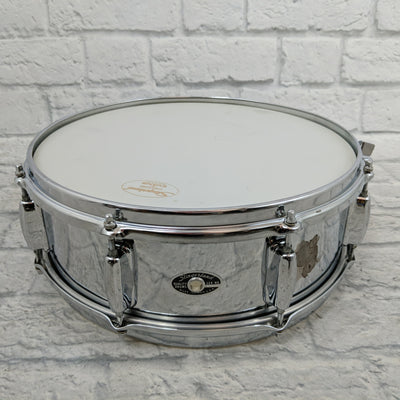 Slingerland Festival Model 5x14" 8-Lug Chrome Over Steel Snare Drum 1970s
