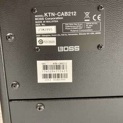 Boss KTN-CAB212 Katana 2 x 12 Guitar Cabinet