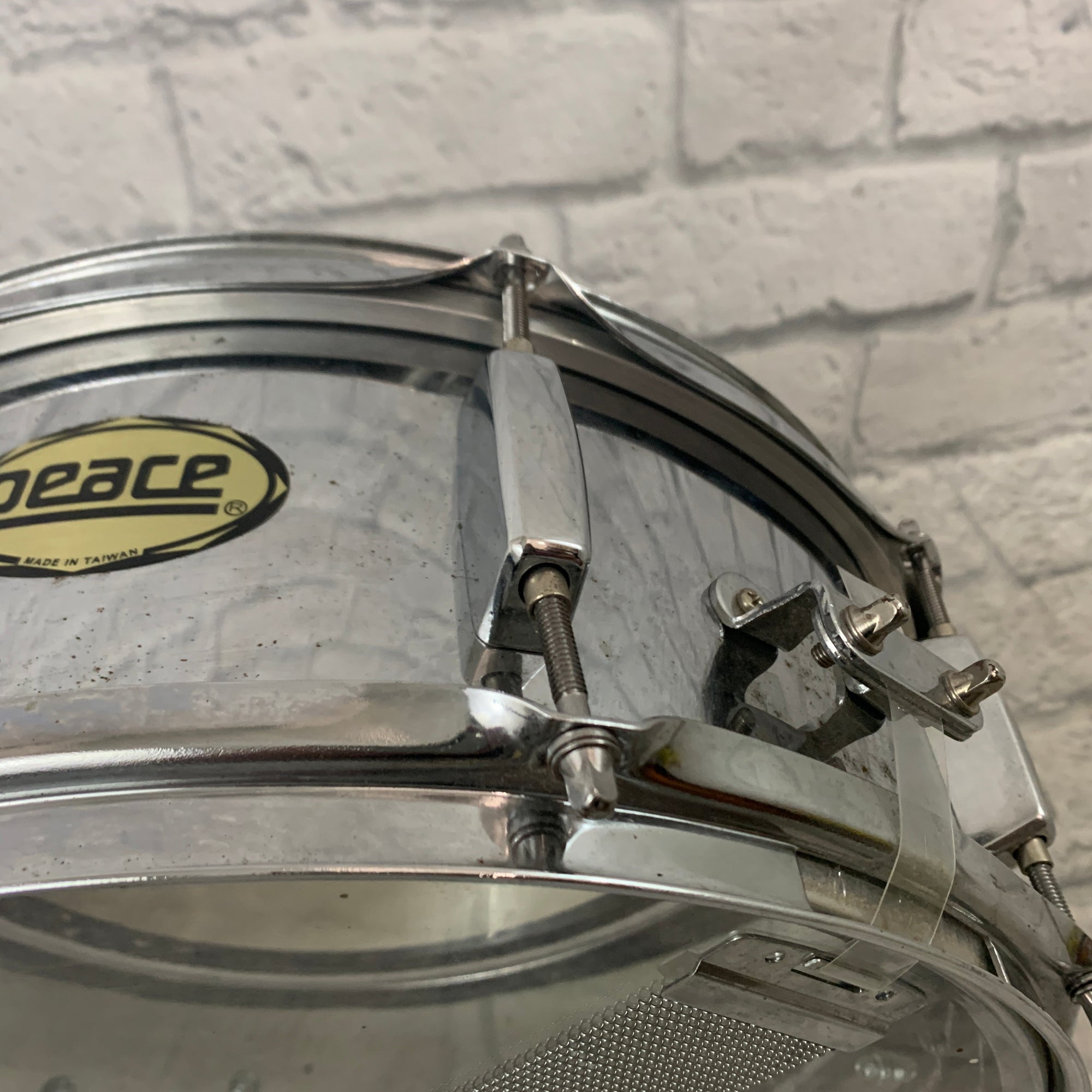 Peace 14" x 5.5" Steel 8-Lug Snare Drum