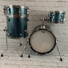 Ludwig Breakbeats 16 BD / 13 FL / 10 RT /14 SD - Azure Sparkle Drum Kit w/ Bags