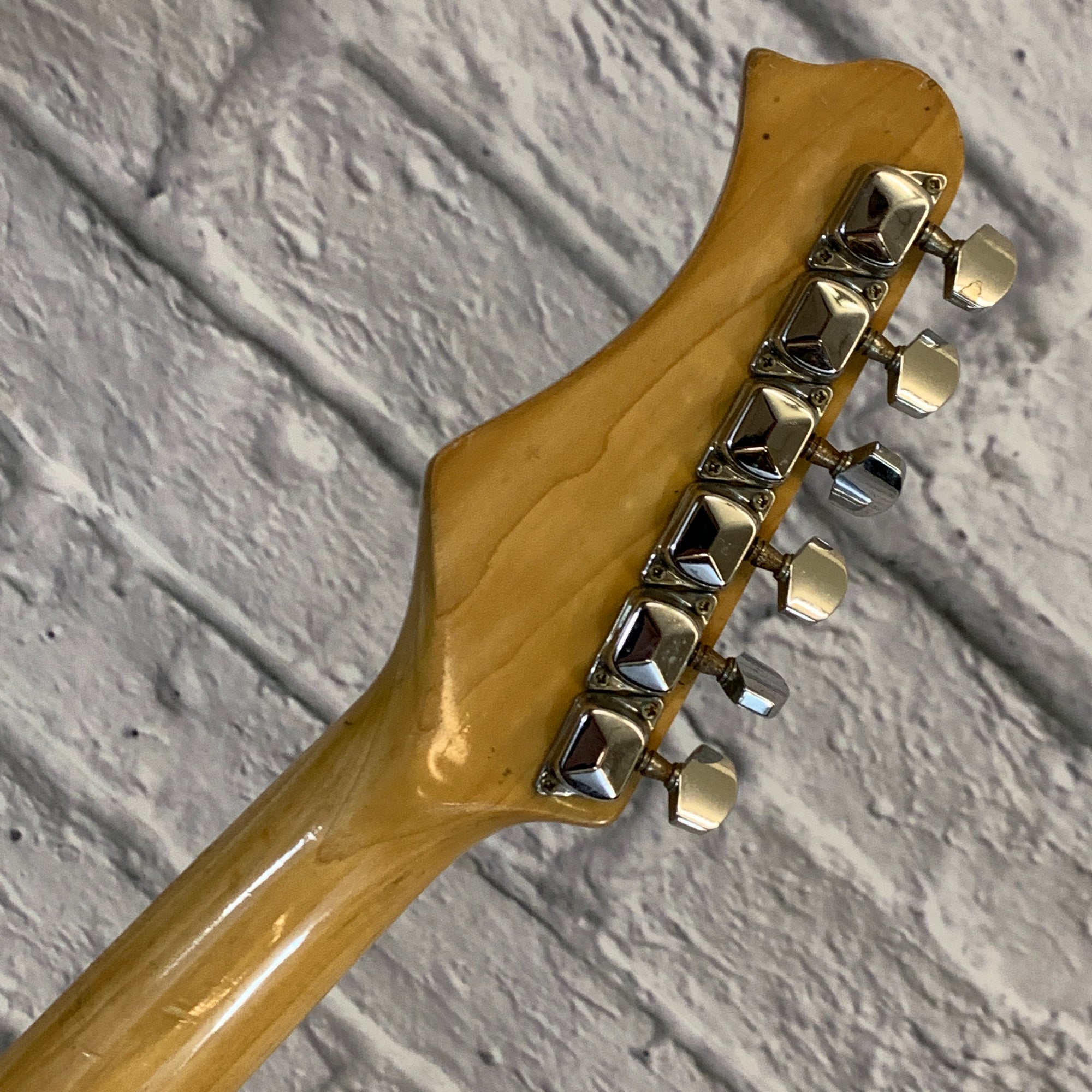 Harmony 70's Off White Strat Copy Project Electric Guitar for Parts