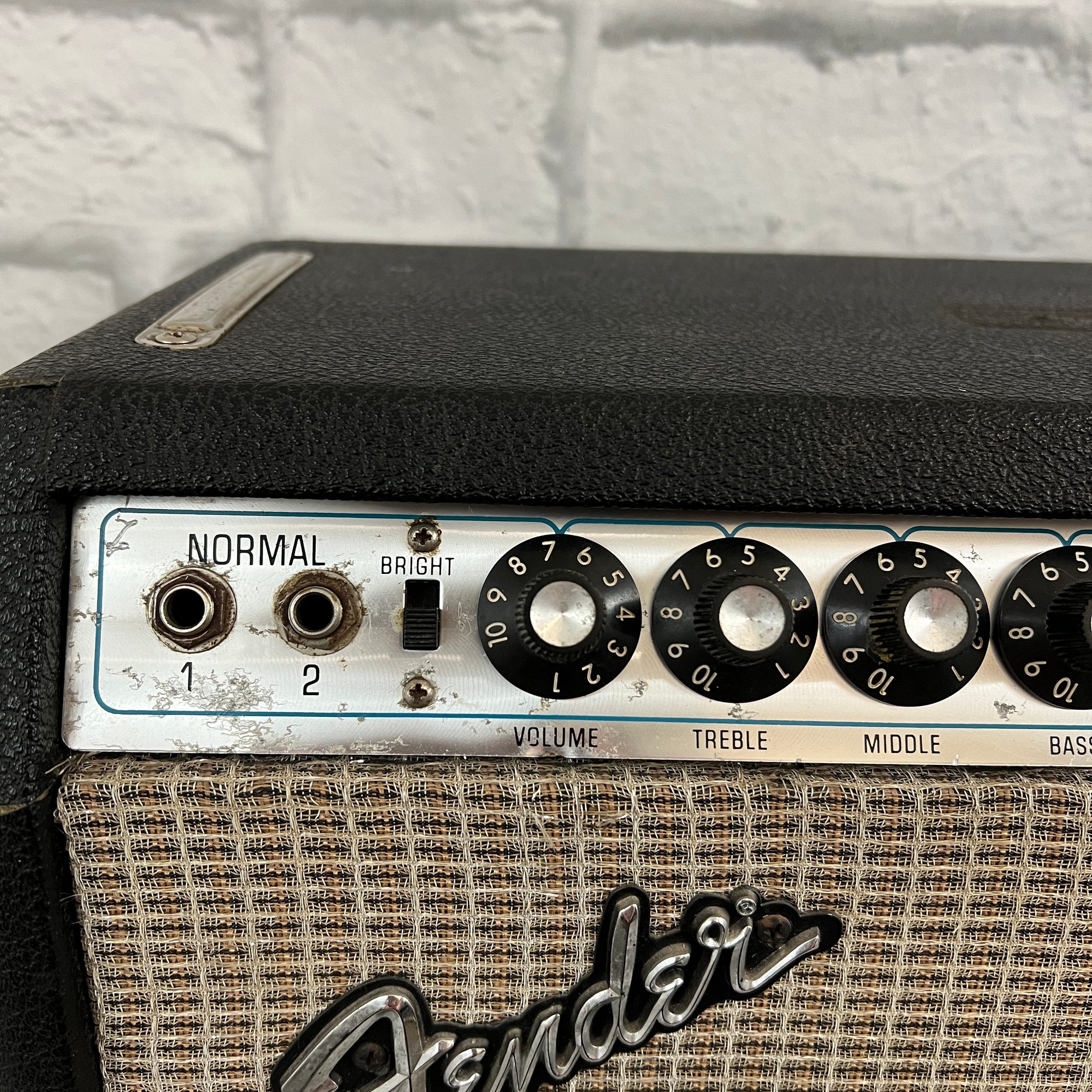 1970's Vintage Fender Quad Reverb 4x12 Guitar Combo Amp