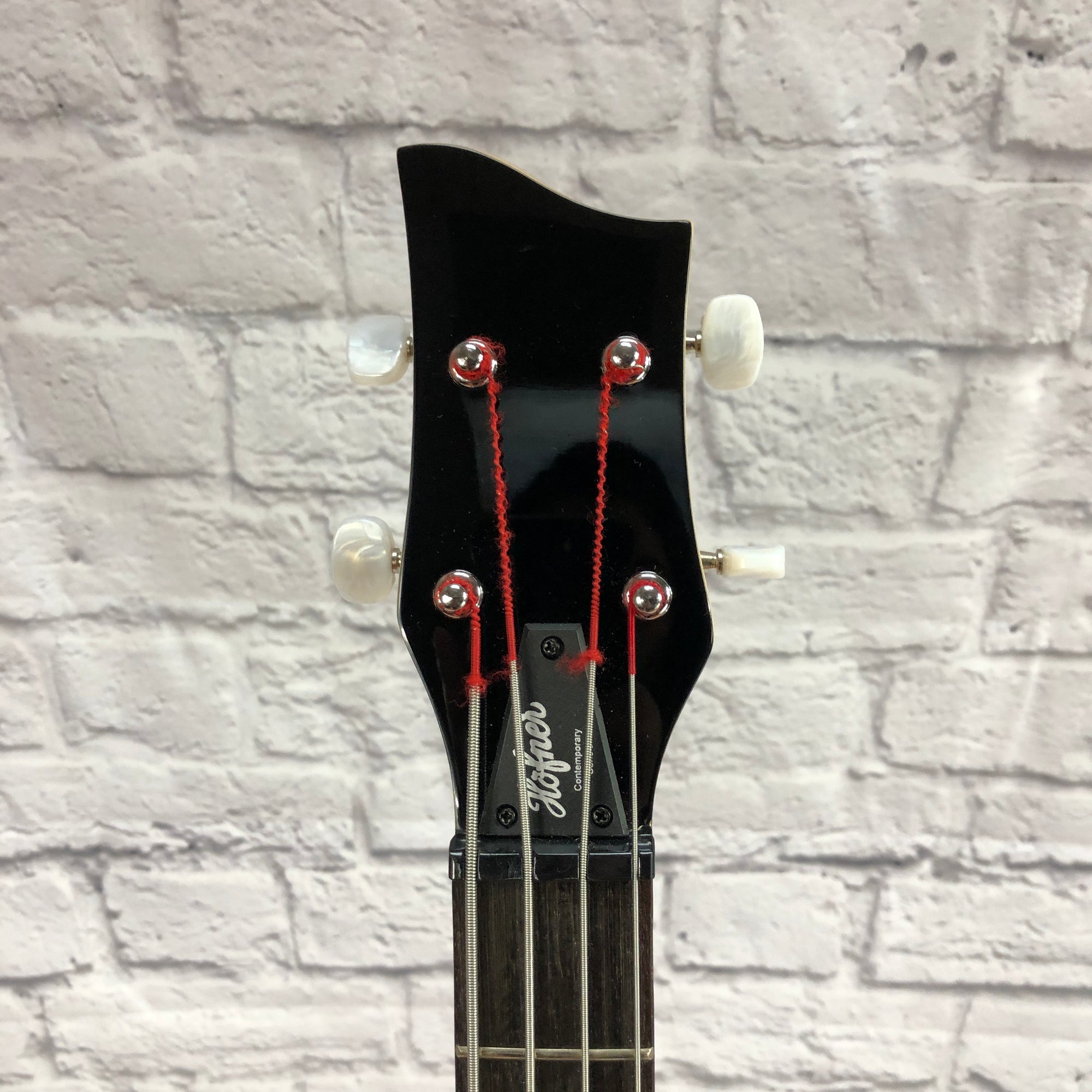 Hofner HCT-SHB-BK-O Shorty Travel Bass with Gig Bag