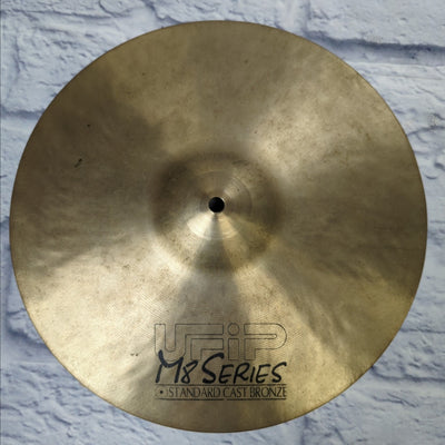 UFIP M8 Series 14" Standard Cast Bronze Hi Hat Cymbals