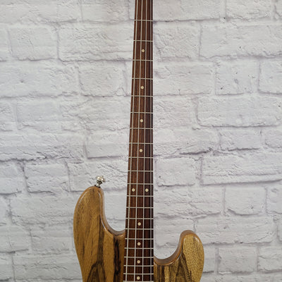 Custom Black Korina P-bass w/ Tinted neck and Rosewood Fretboard