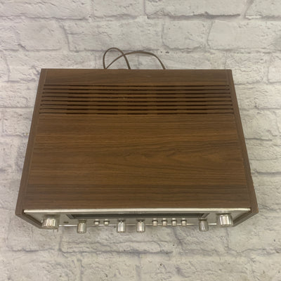 Sony Receiver (Silver/Wood)
