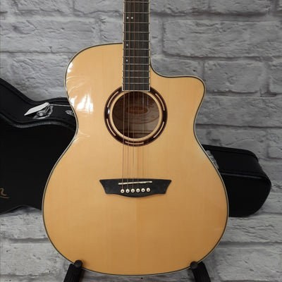 Washburn AG40CEK-A-U Arch top Guitar w/Hardcase