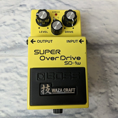 Boss SD-1W Super Overdrive Pedal Waza Craft