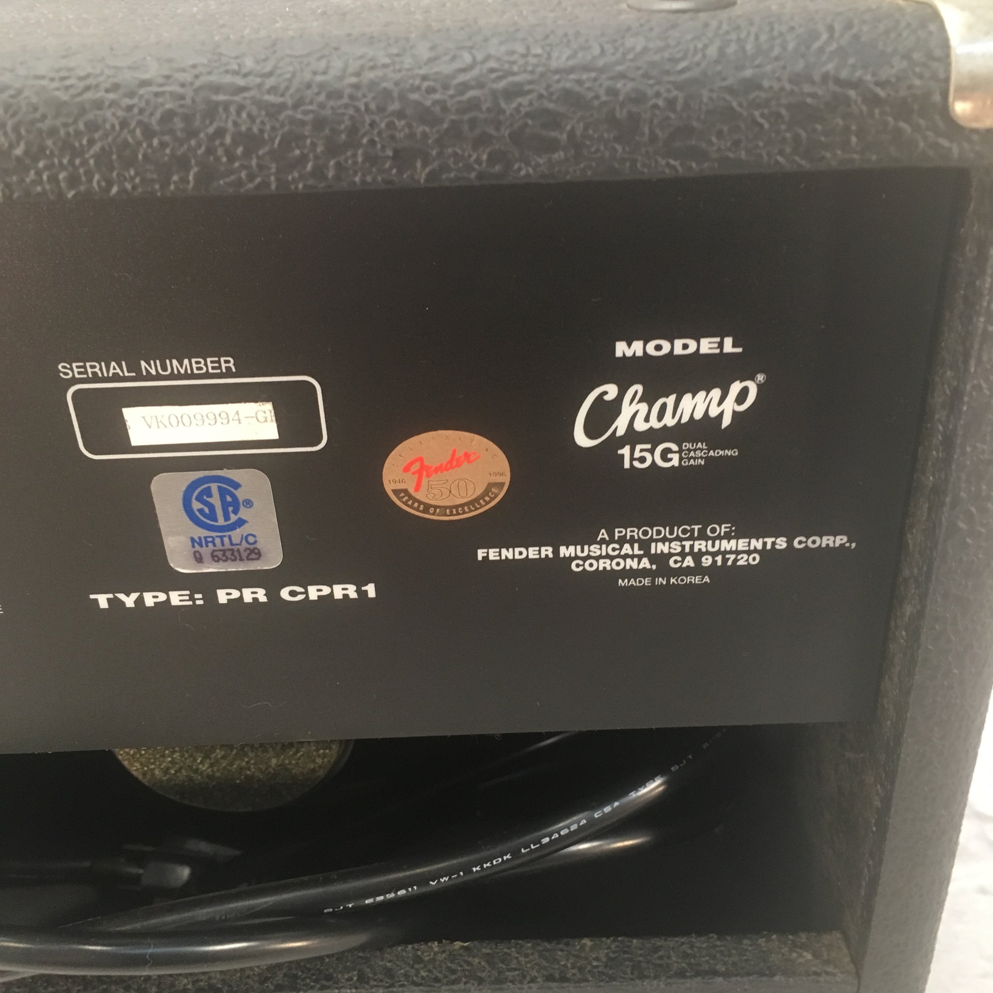 Squier Champ 15G Practice Guitar Amp