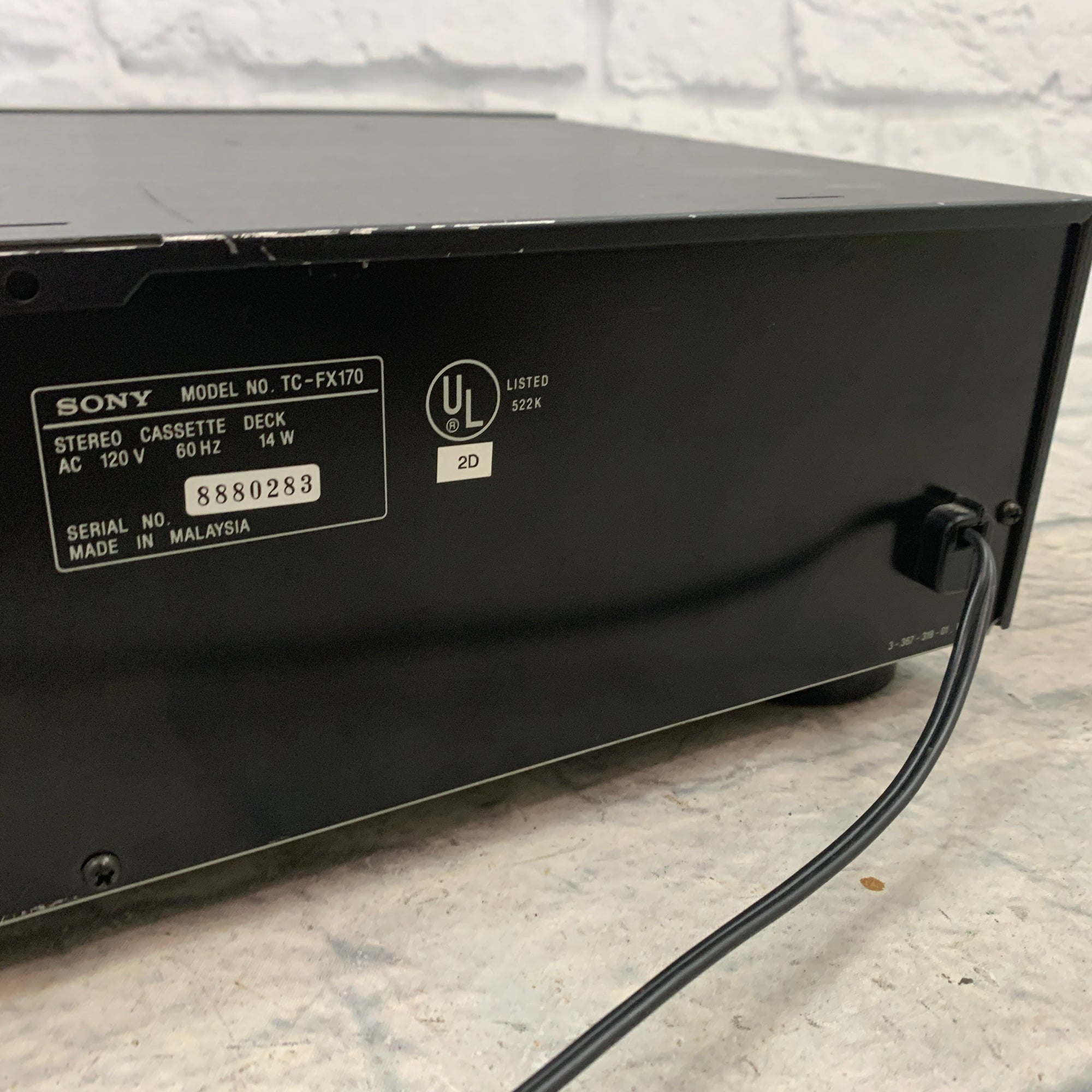 Sony TC-FX170 Cassette Player 1990s