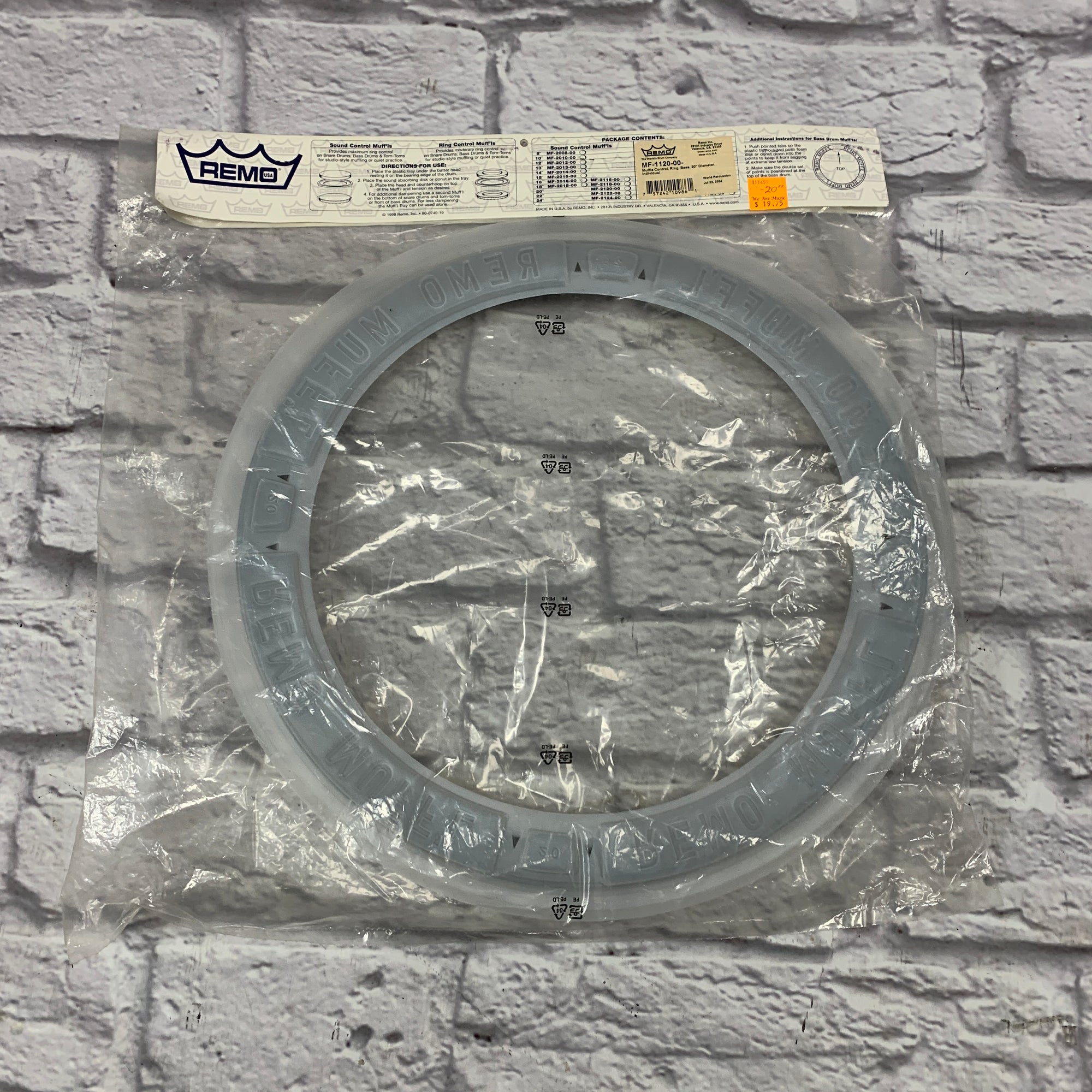 Remo 20" Bass Muff'l Control Ring