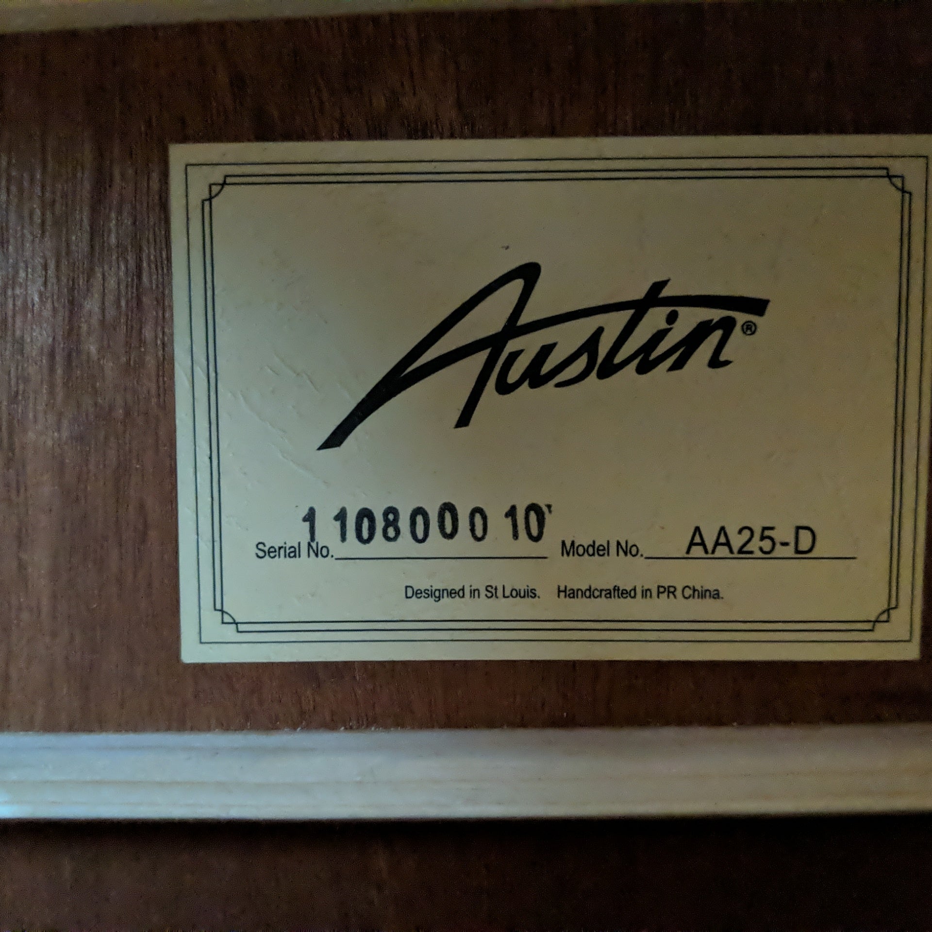Austin AA25-D Dreadnought Acoustic Guitar - New Old Stock