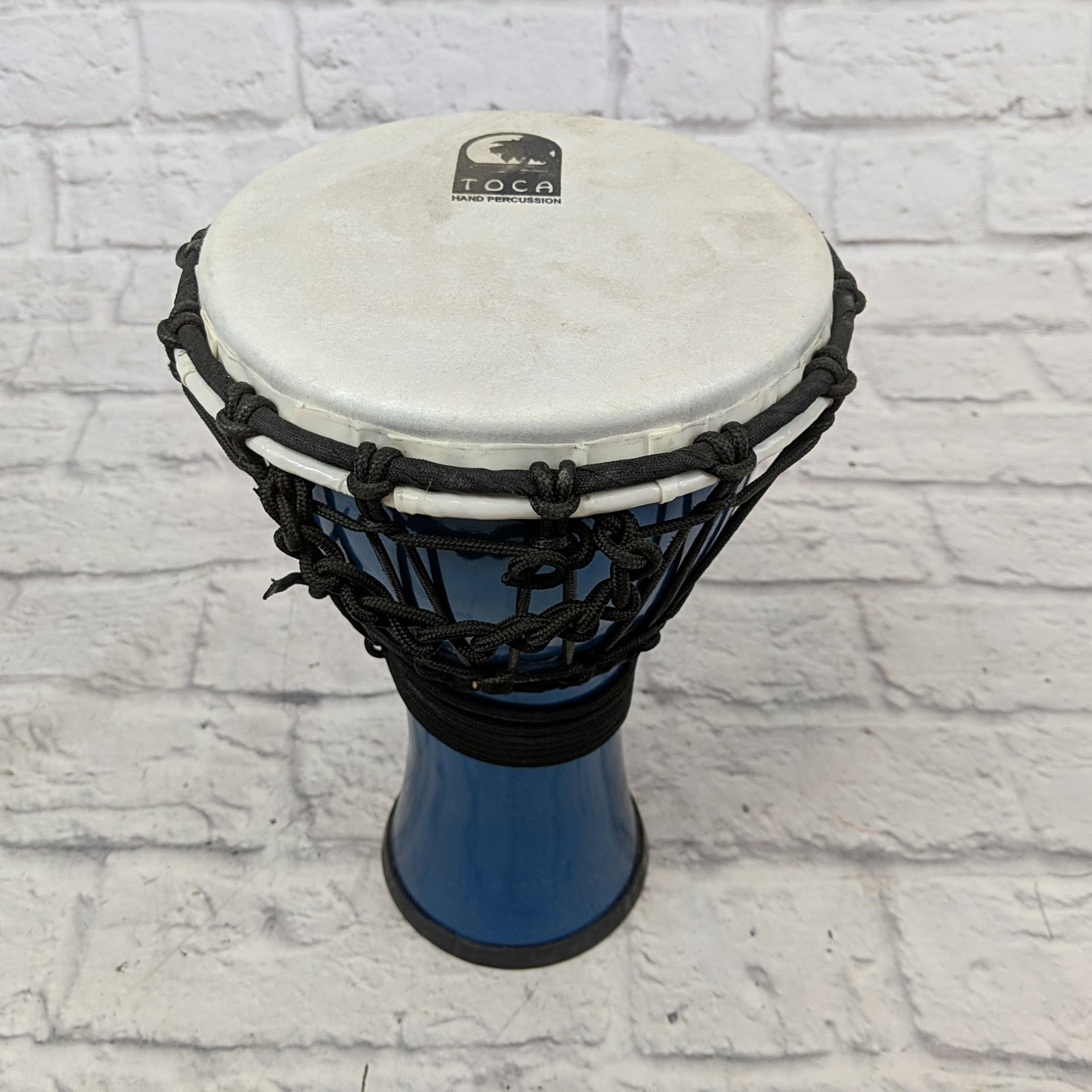Toca TFCDJ-7MB Freestyle Colorsound 7-Inch Djembe - Metallic Indigo