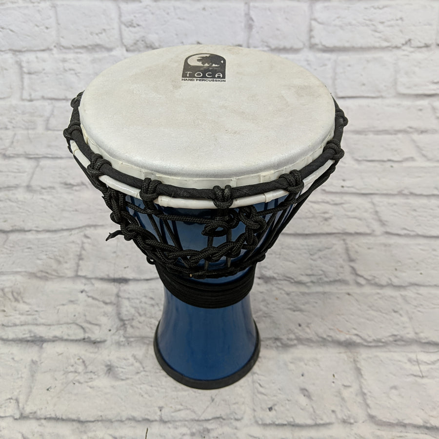 Toca TFCDJ-7MB Freestyle Colorsound 7-Inch Djembe - Metallic Indigo