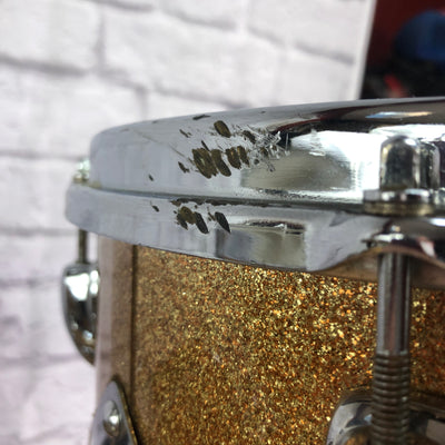 Vintage 1962 Sparkling Gold Slingerland 3 Piece Drum Kit
