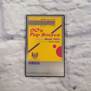 Yamaha SY/TG77 90 Pop source Program data card, 64 voices VC7704