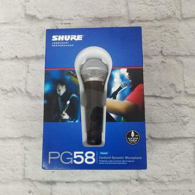 Shure PG58 1/4 Dynamic Microphone