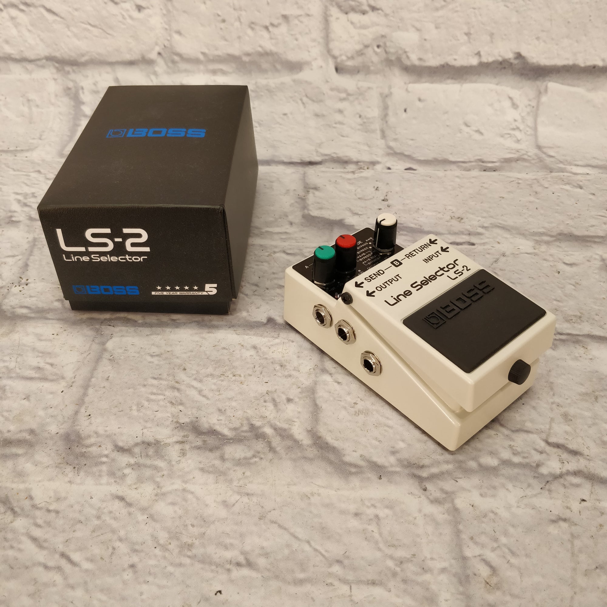 Boss LS-2 Line Selector Guitar Effects Pedal w Orig Box