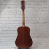 Washburn WD10S12 Dreadnaught 12 String Acoustic Guitar Natural