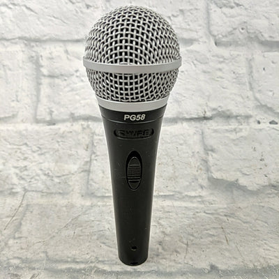 Shure PG58 Microphone w/ Switch