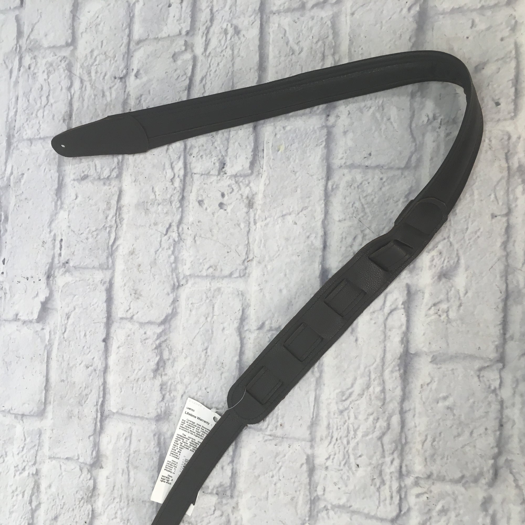 Artist Showcase Leather Guitar Strap Viceroy I (Thin Dk Brown)