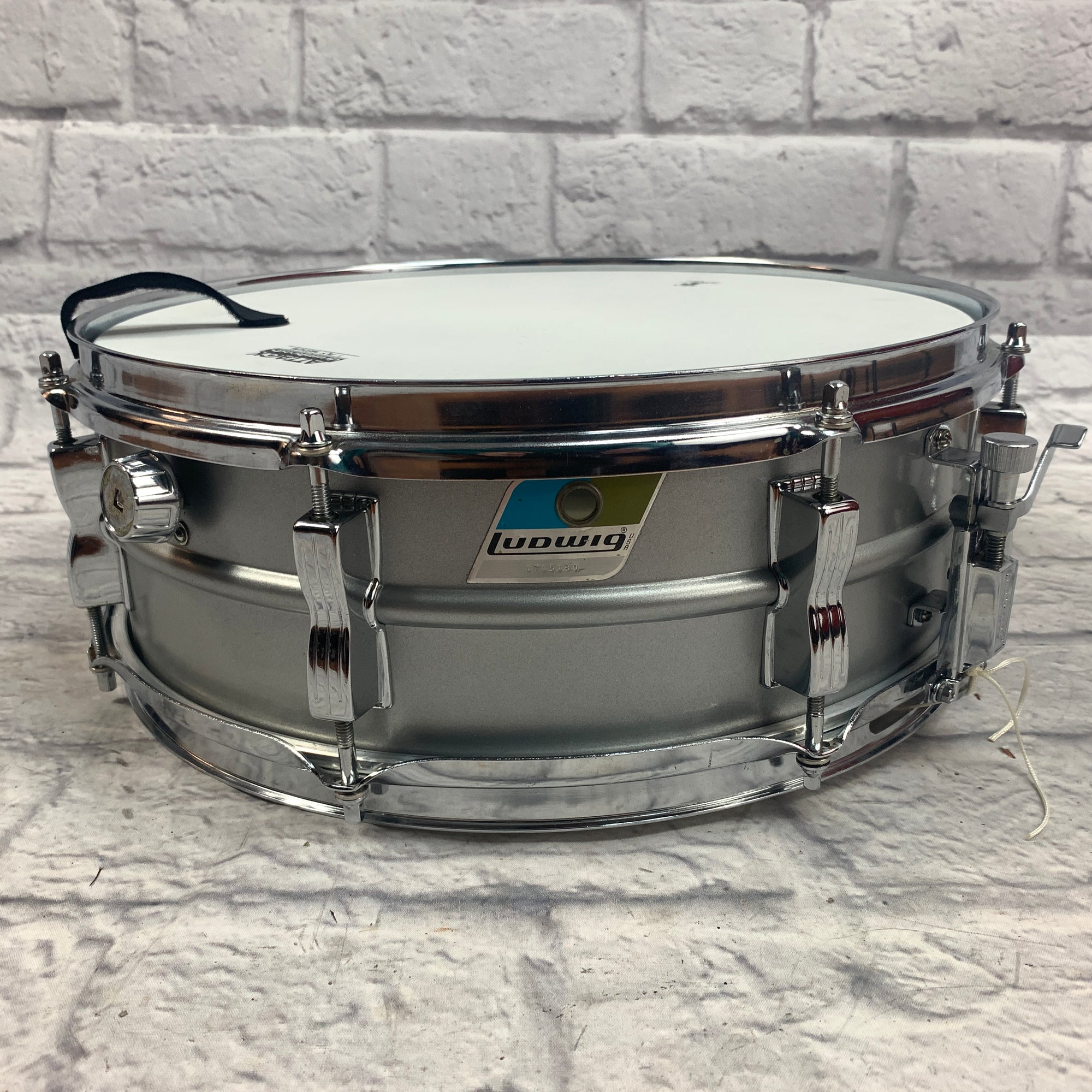 Vintage Ludwig 1970 Acrolite Snare Signed by William F Ludwig II